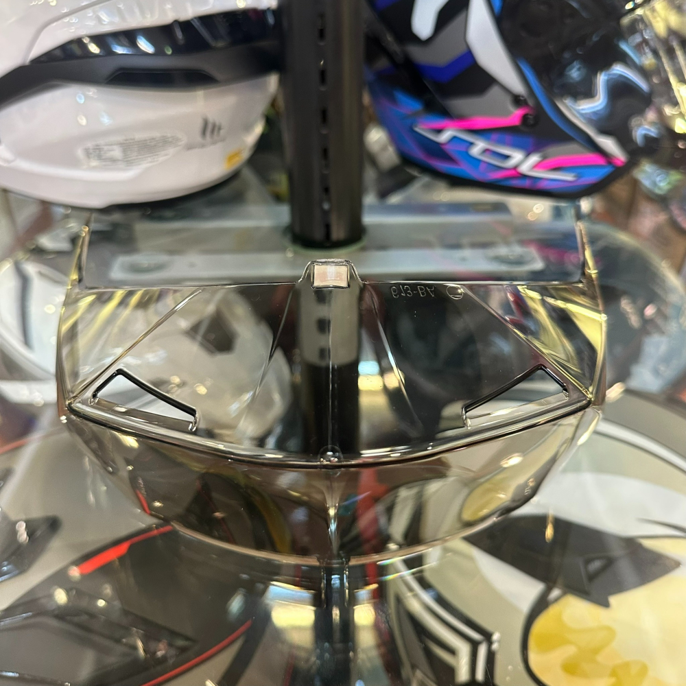 《一戴安全帽》ZEUS 瑞獅/ZS-613B 後擾流/淺黒色鏡片/電彩片/內耳襯 配件區-細節圖8