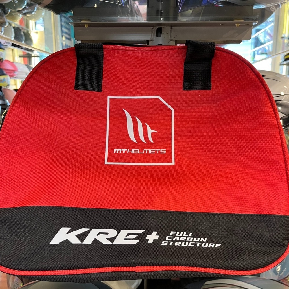 《一戴安全帽》MT/KRE+ Carbon Brush A5 Red 碳纖維全罩 *現在買享預購價*-細節圖7