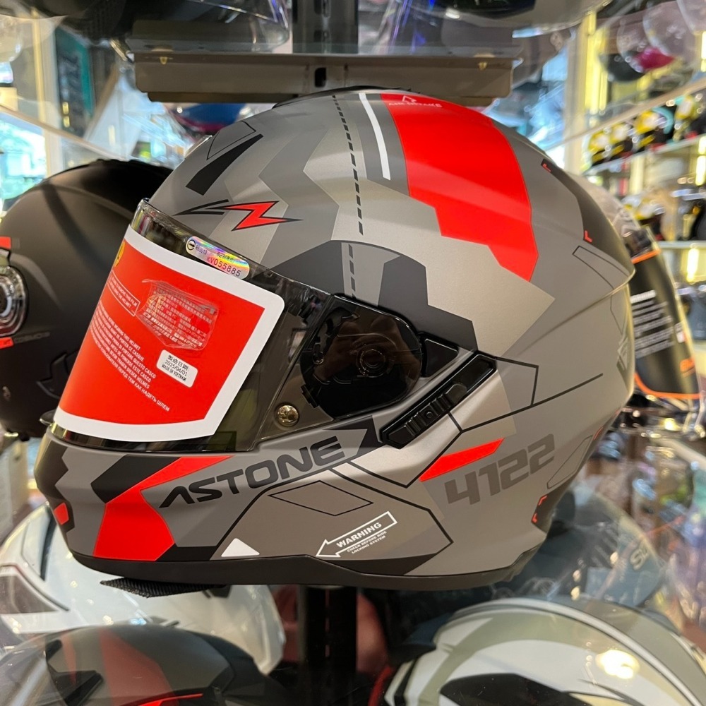 《一戴安全帽》ASTONE/GTB606 彩繪 全罩安全帽 內墨鏡-細節圖6