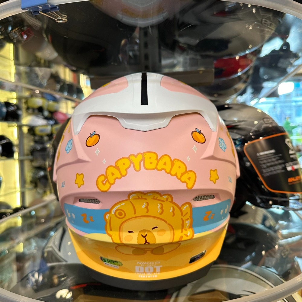 《一戴安全帽》NIKKO/N902II 彩繪 #19 卡皮躺躺帽 可樂帽-細節圖4