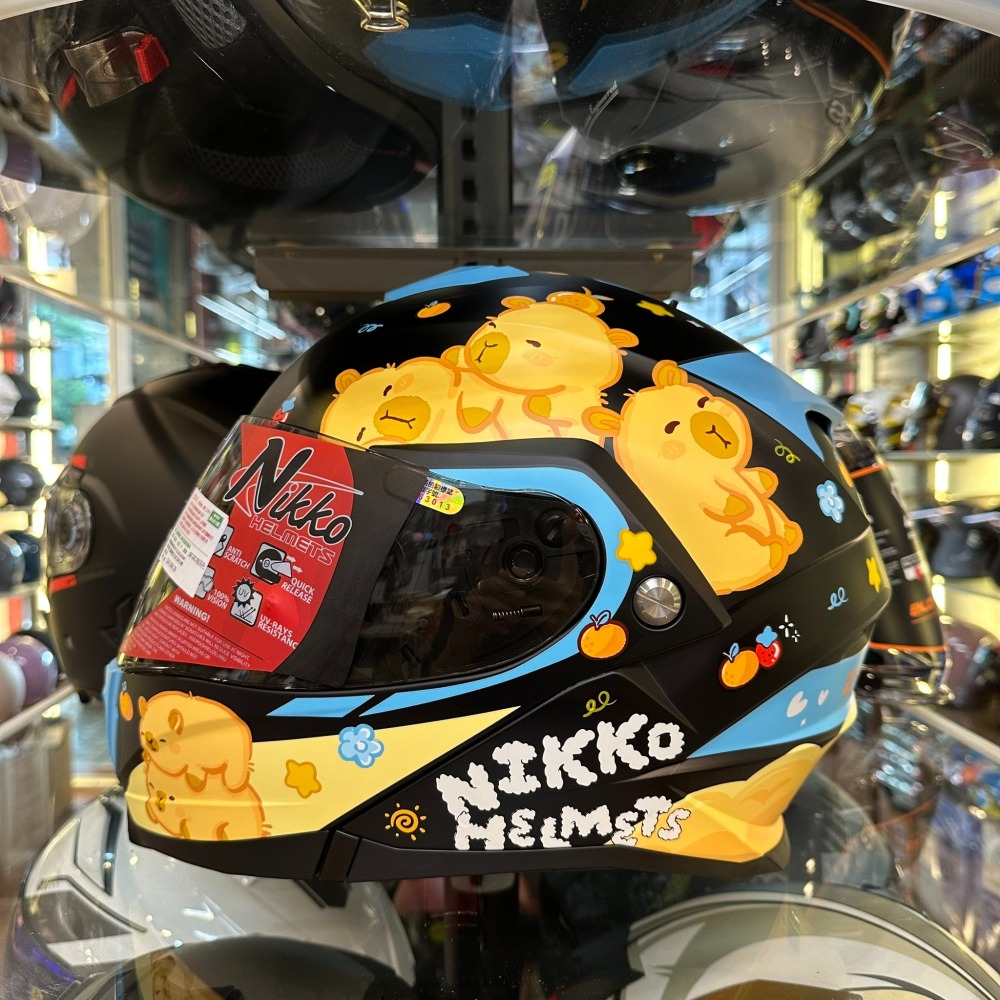 《一戴安全帽》NIKKO/N902II 彩繪 #19 卡皮躺躺帽 可樂帽-細節圖5