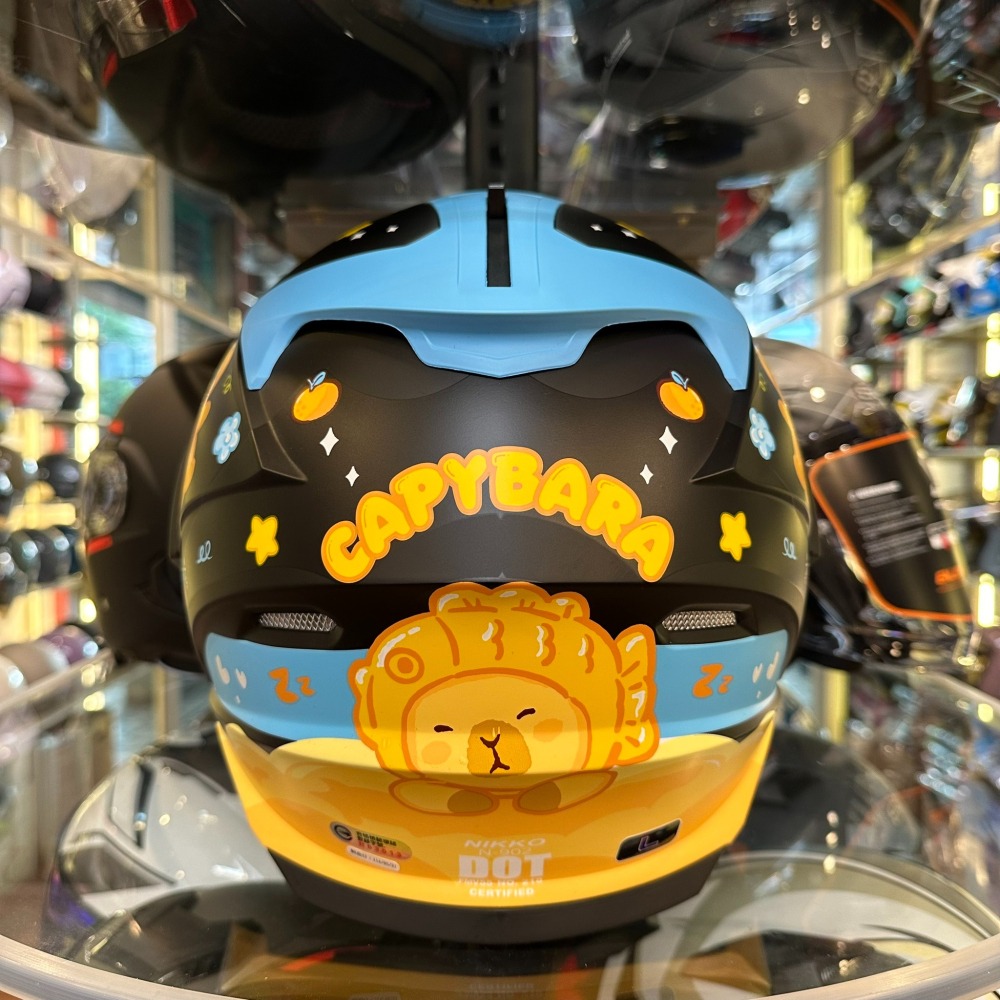 《一戴安全帽》NIKKO/N902II 彩繪 #19 卡皮躺躺帽 可樂帽-細節圖6