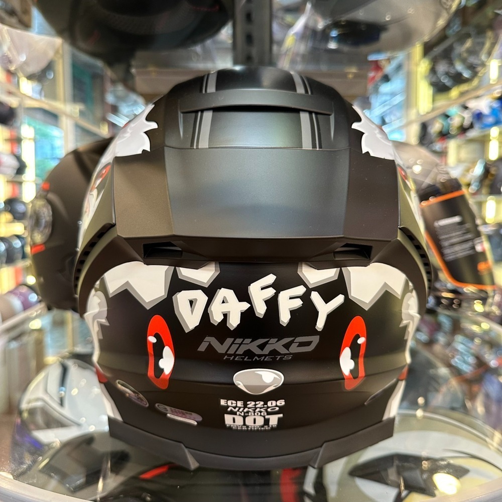 《一戴安全帽》NIKKO/N-806 II #16 狂氣達菲 貓咪招財招桃花 全罩式安全帽-細節圖3