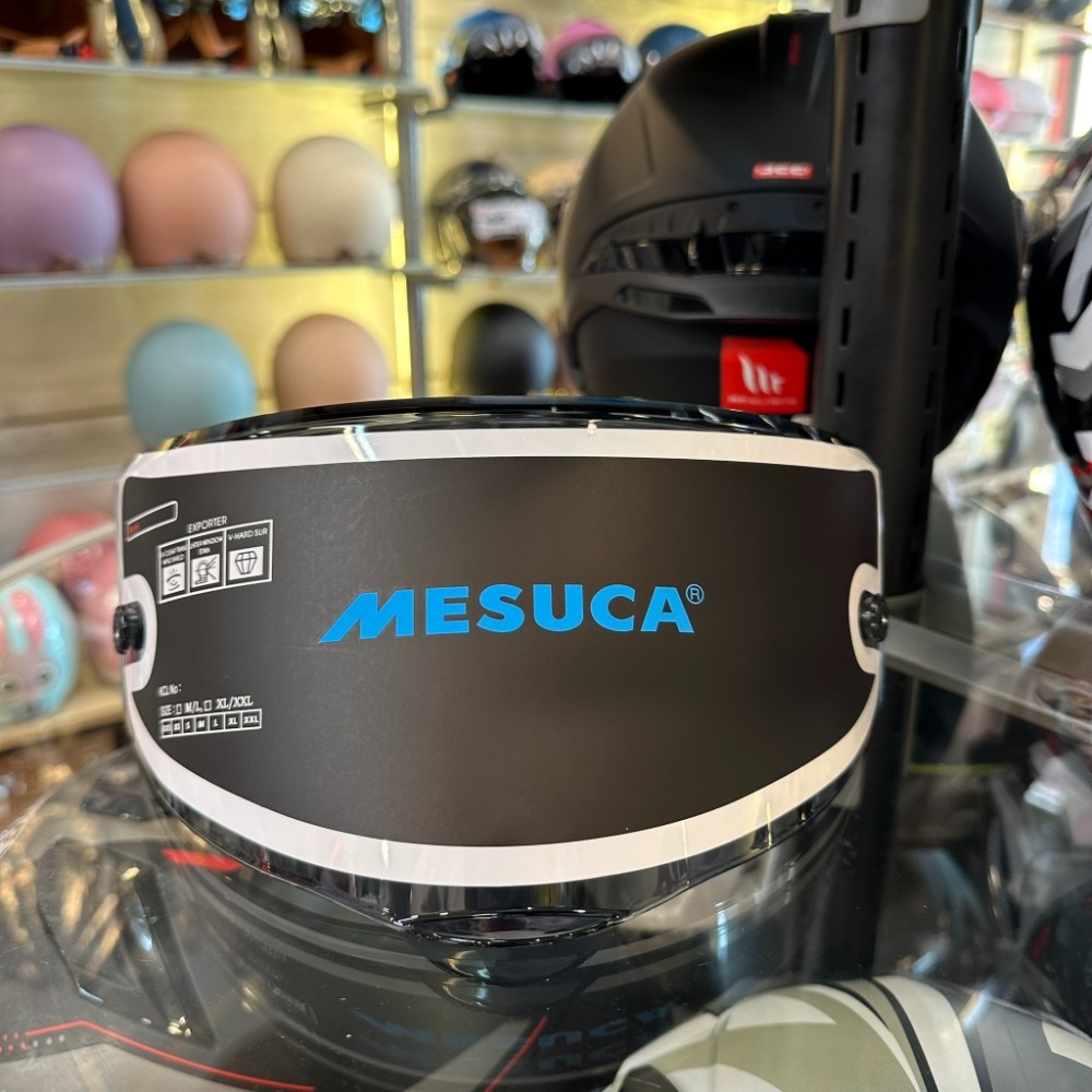 《一戴安全帽》MESUCA 麥斯卡 M601 電鍍片 專用配件賣場-規格圖5