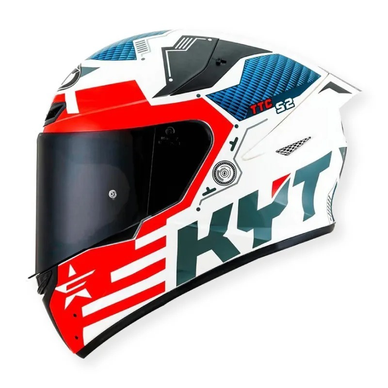 《一戴安全帽》KYT/TT-COURSE 彩繪款全罩式安全帽 可搭配藍芽+多層膜鏡片-細節圖2