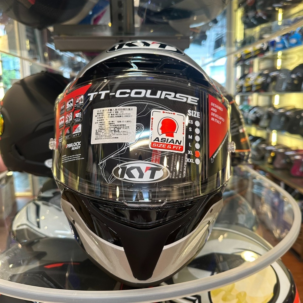 《一戴安全帽》KYT/TT-COURSE 彩繪款全罩式安全帽 可搭配藍芽+多層膜鏡片-細節圖4