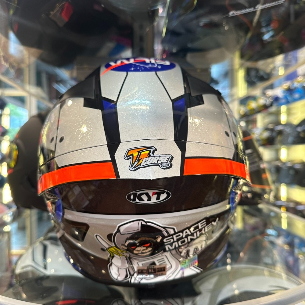 《一戴安全帽》KYT/TT-COURSE 彩繪款全罩式安全帽 可搭配藍芽+多層膜鏡片-細節圖5