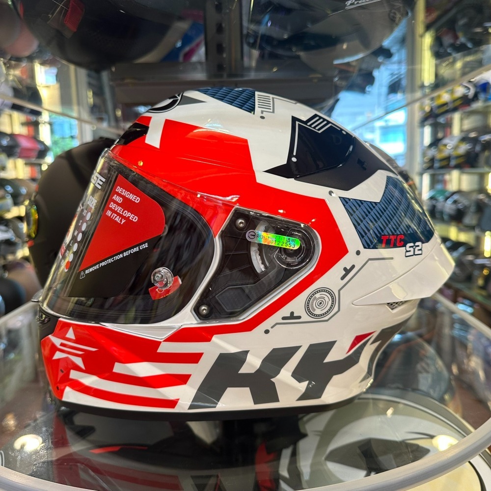 《一戴安全帽》KYT/TT-COURSE 彩繪款全罩式安全帽 可搭配藍芽+多層膜鏡片-細節圖6