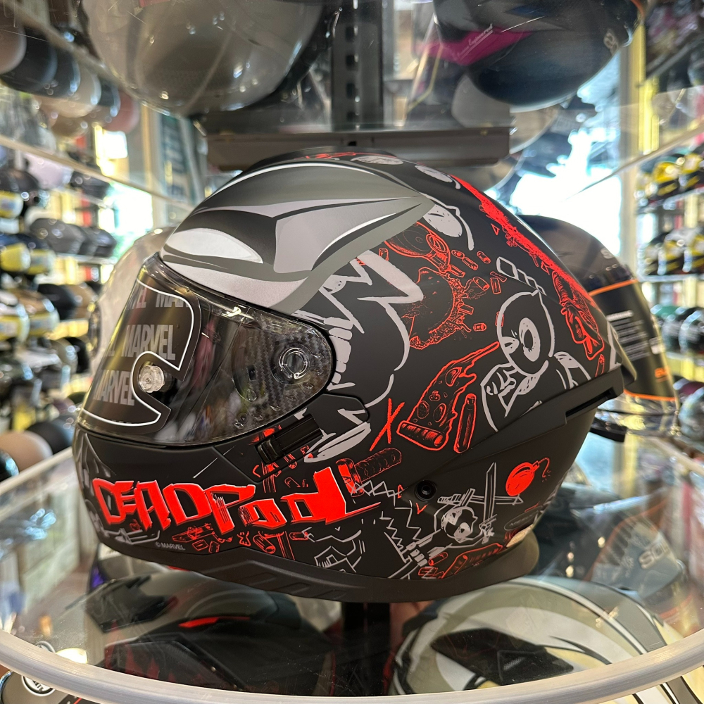 《一戴安全帽》MESUCA麥斯卡/M623 Dead Pool 死侍 漫威正版授權 全罩式安全帽 送防水袋-細節圖4