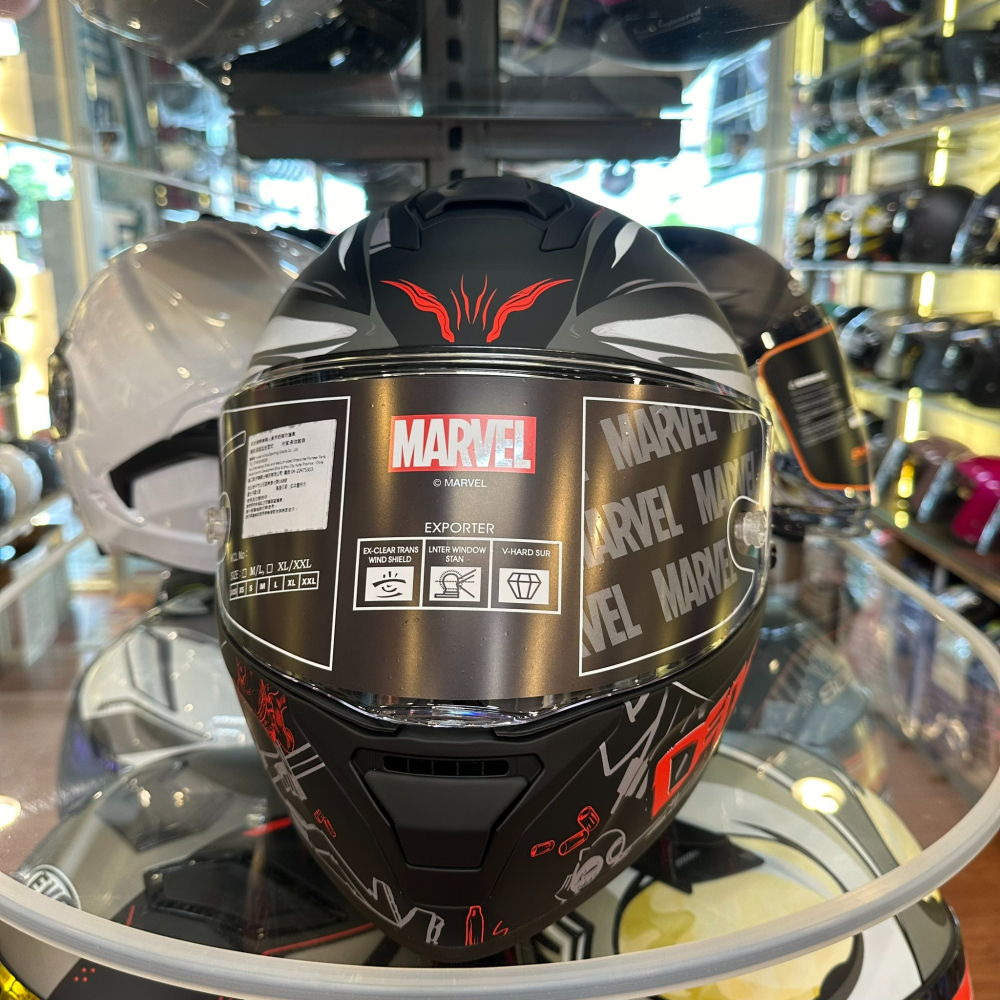 《一戴安全帽》MESUCA麥斯卡/M623 Dead Pool 死侍 漫威正版授權 全罩式安全帽 送防水袋-細節圖5