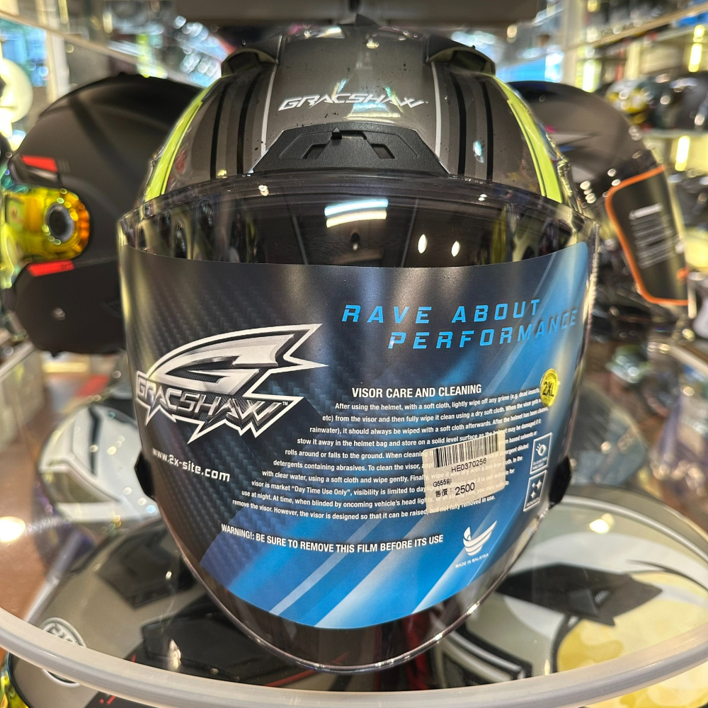 《一戴安全帽》GRACSHAW/G555 強執者 四分之三💥零碼出清-細節圖2