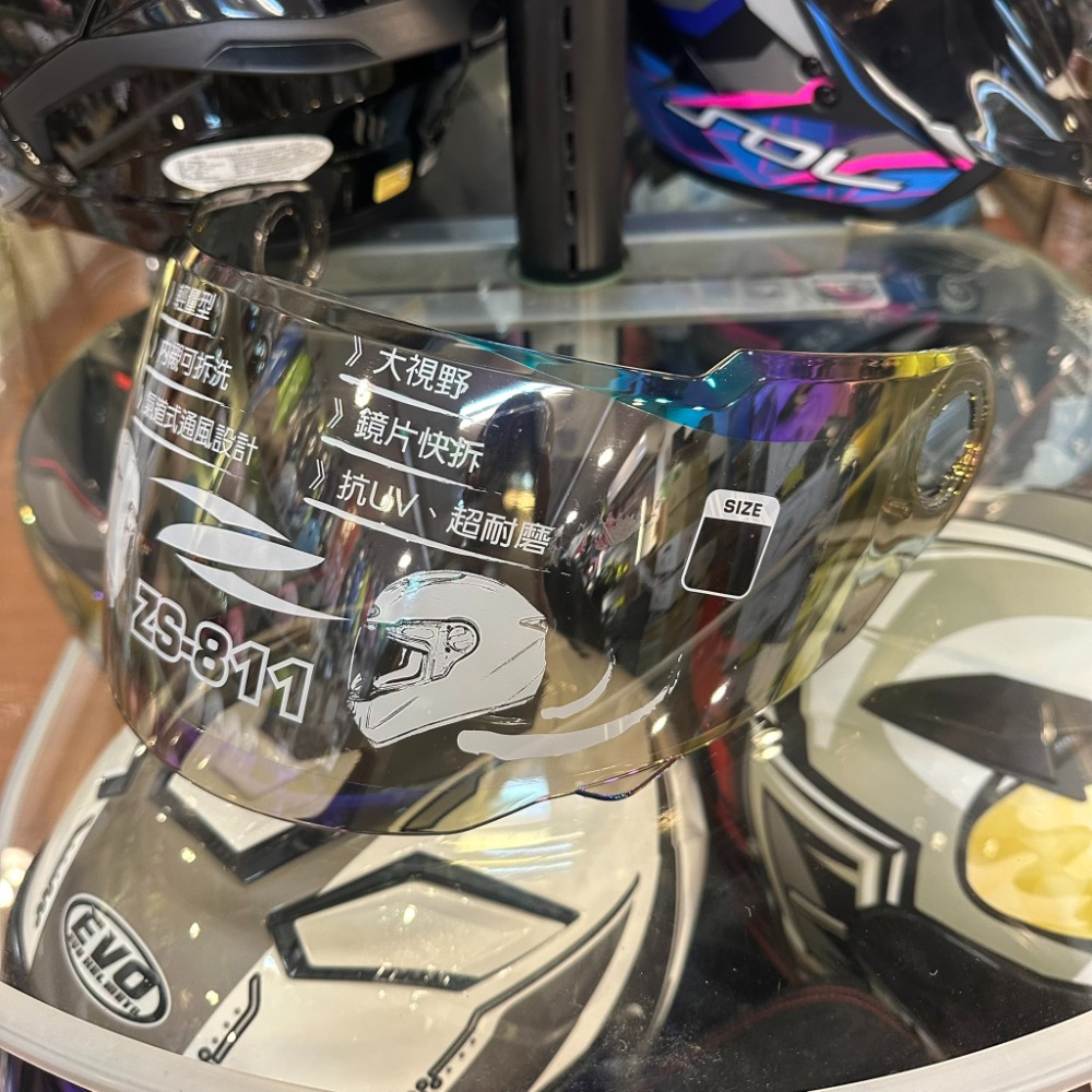 《一戴安全帽》ZEUS瑞獅/ZS-811安全帽配件區 頭頂內襯 兩頰耳襯 鏡片-規格圖4