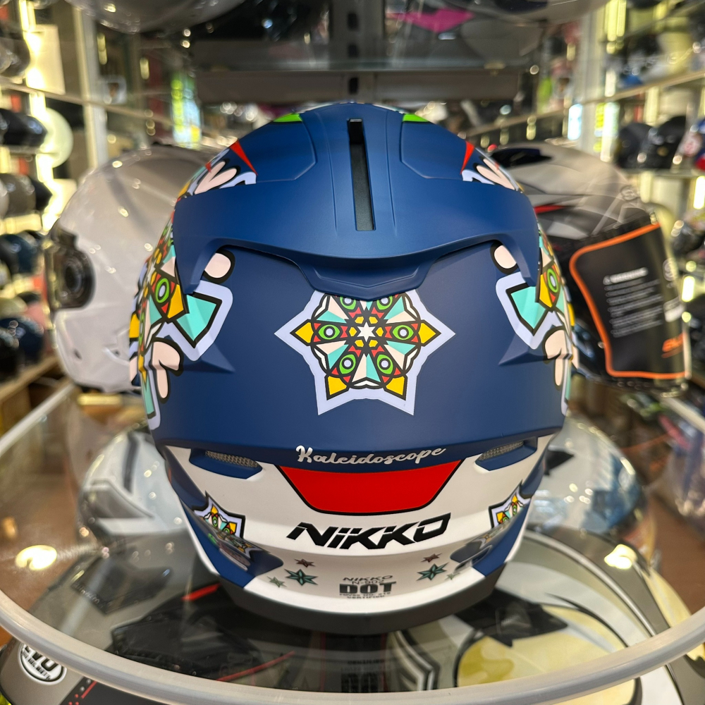《一戴安全帽》NIKKO/N-902 彩繪 #18 萬花筒 可掀式安全帽-細節圖3