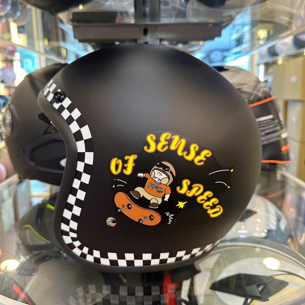 《一戴安全帽》THH/T383S 河先森 小頭圍首選 復古安全帽-細節圖2