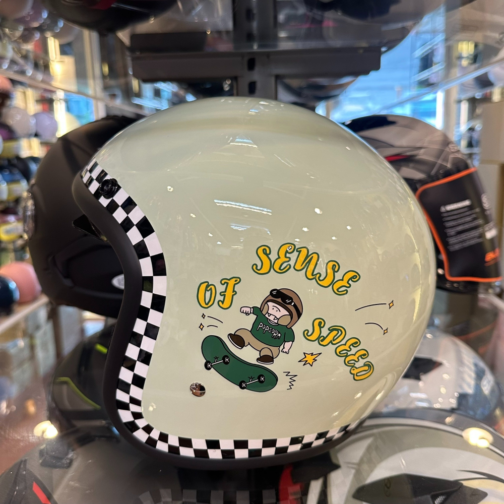 《一戴安全帽》THH/T383S 河先森 小頭圍首選 復古安全帽-細節圖3