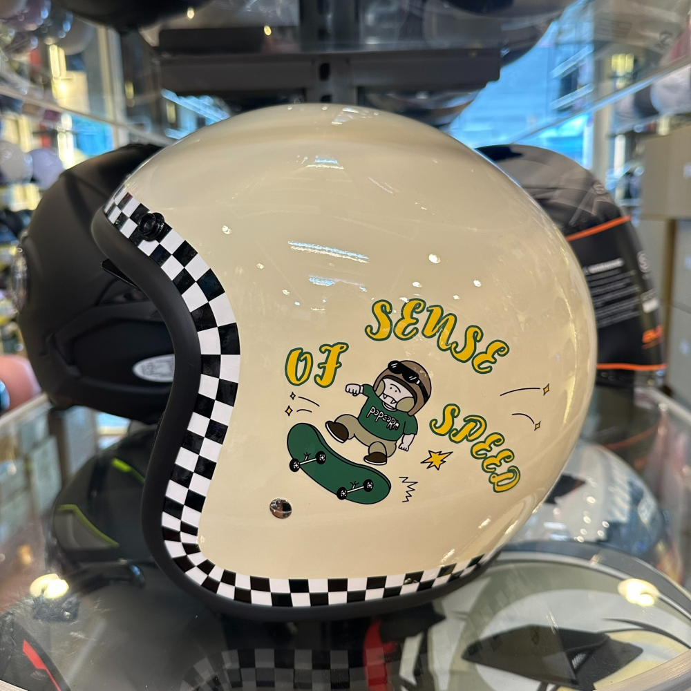 《一戴安全帽》THH/T383S 河先森 小頭圍首選 復古安全帽-細節圖5