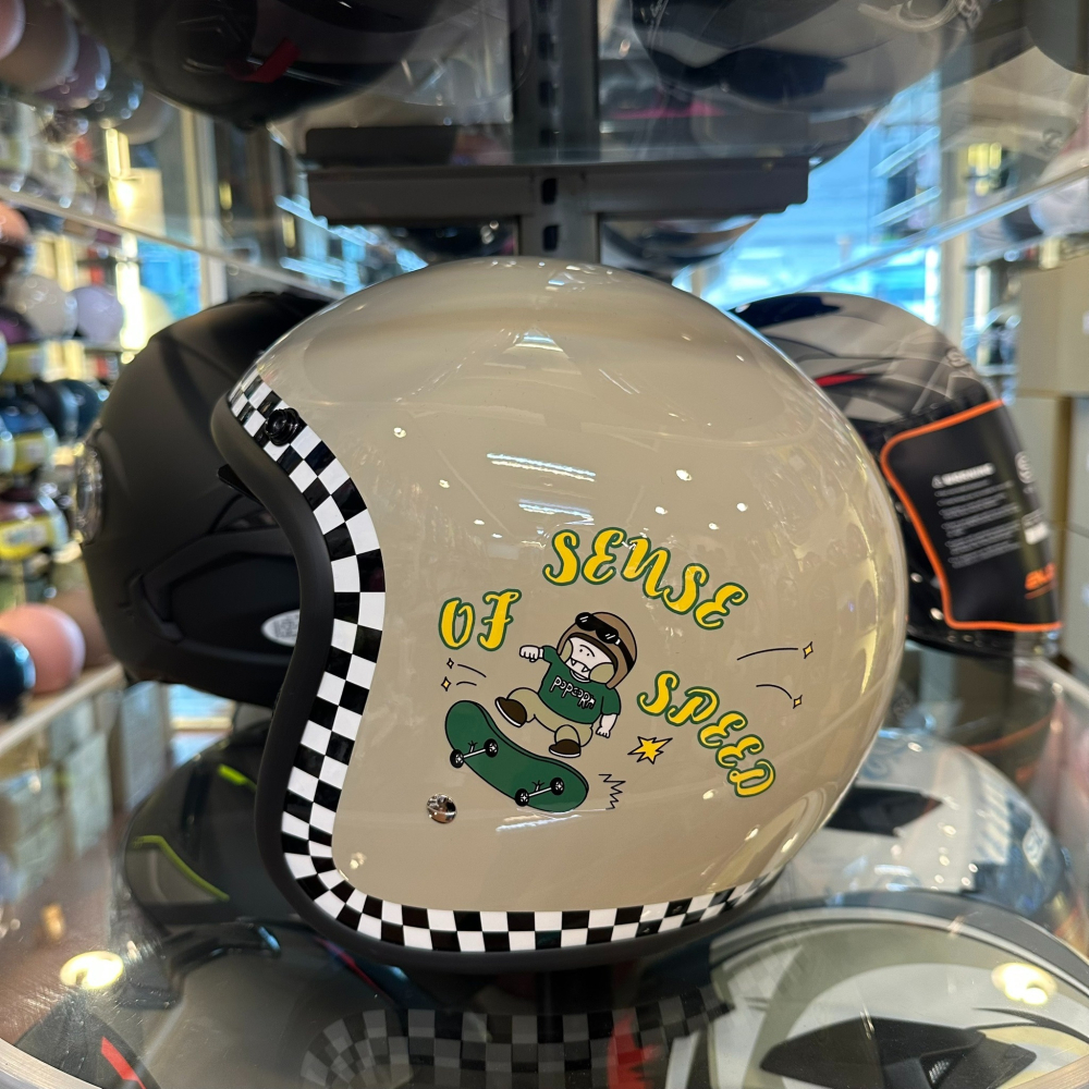 《一戴安全帽》THH/T383S 河先森 小頭圍首選 復古安全帽-細節圖6