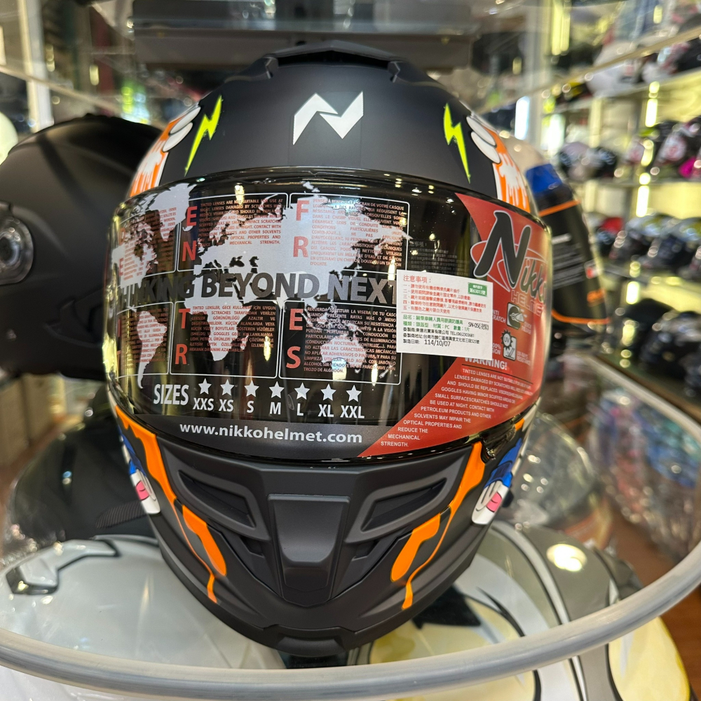 《一戴安全帽》NIKKO/N-806 II 彩繪 #23 大麥町 全罩式安全帽-細節圖2