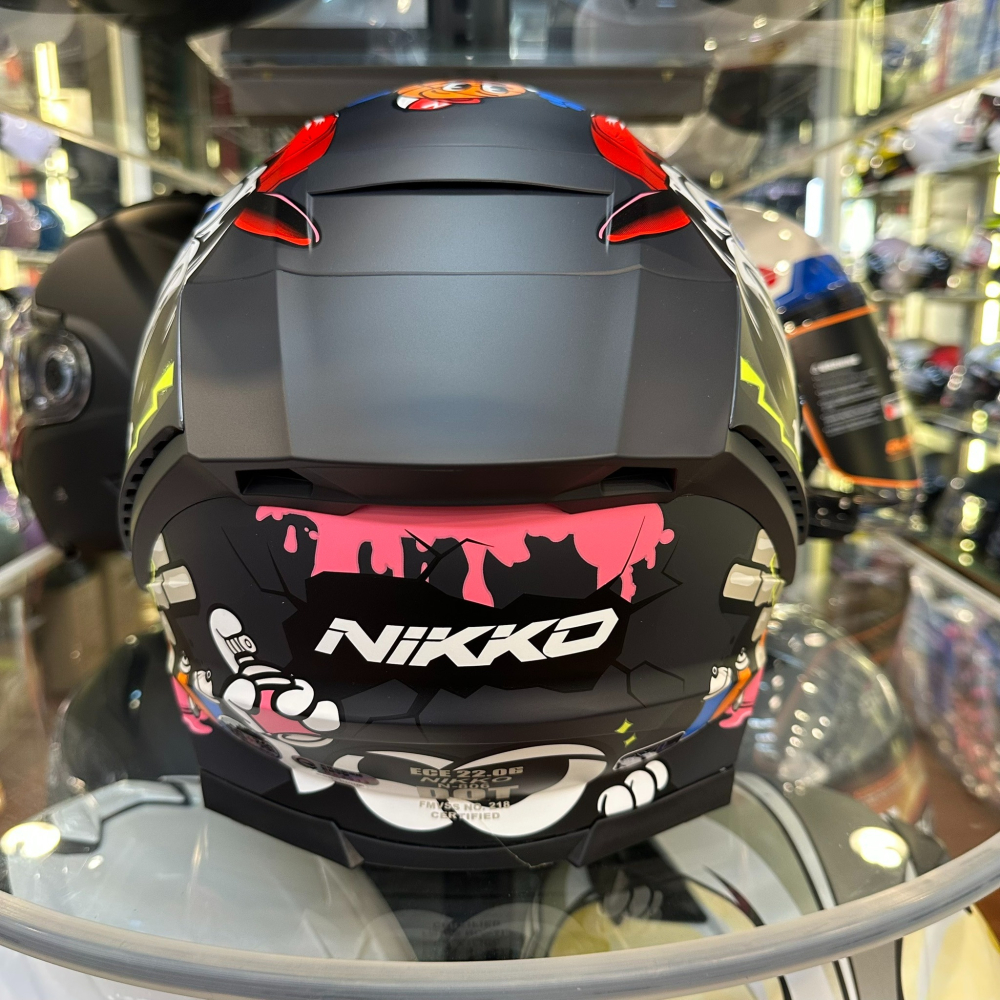 《一戴安全帽》NIKKO/N-806 II 彩繪 #23 大麥町 全罩式安全帽-細節圖3