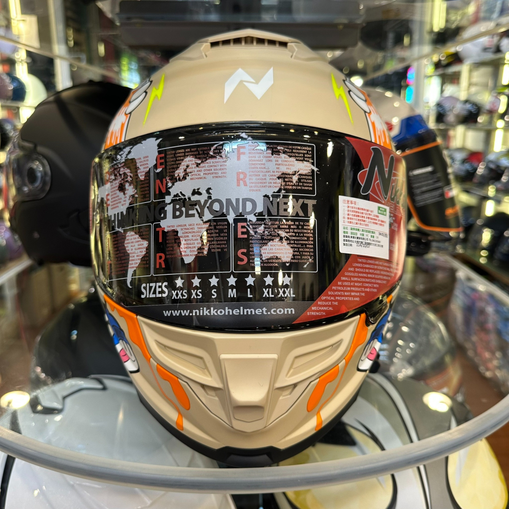 《一戴安全帽》NIKKO/N-806 II 彩繪 #23 大麥町 全罩式安全帽-細節圖5