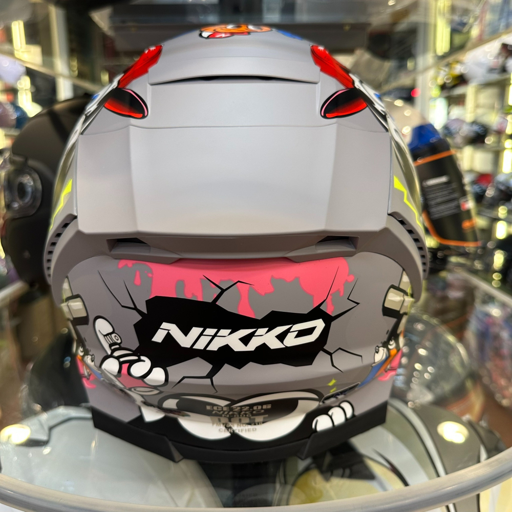 《一戴安全帽》NIKKO/N-806 II 彩繪 #23 大麥町 全罩式安全帽-細節圖8