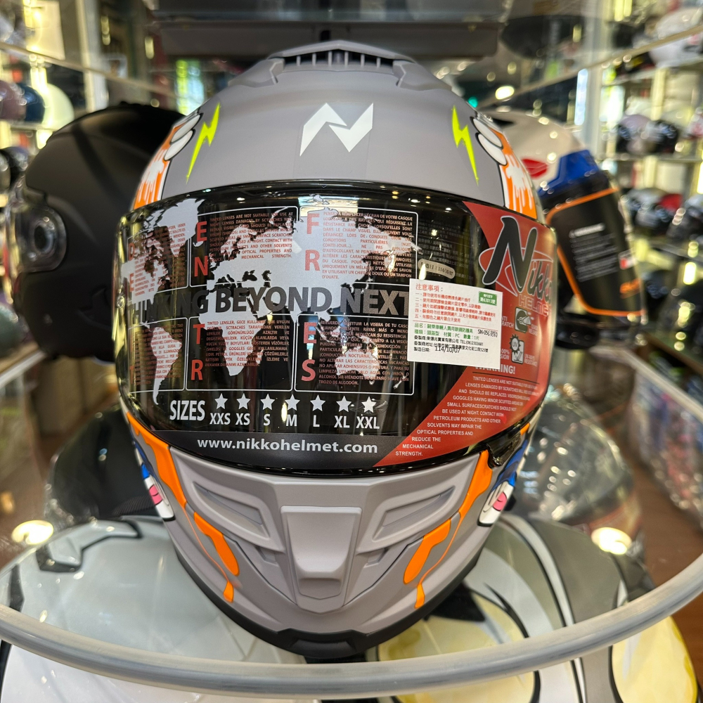 《一戴安全帽》NIKKO/N-806 II 彩繪 #23 大麥町 全罩式安全帽-細節圖9