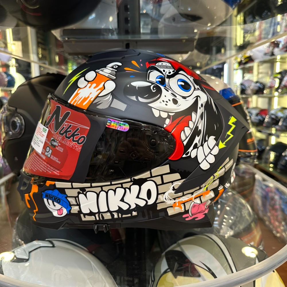 《一戴安全帽》NIKKO/N-806 II 彩繪 #23 大麥町 全罩式安全帽-規格圖9