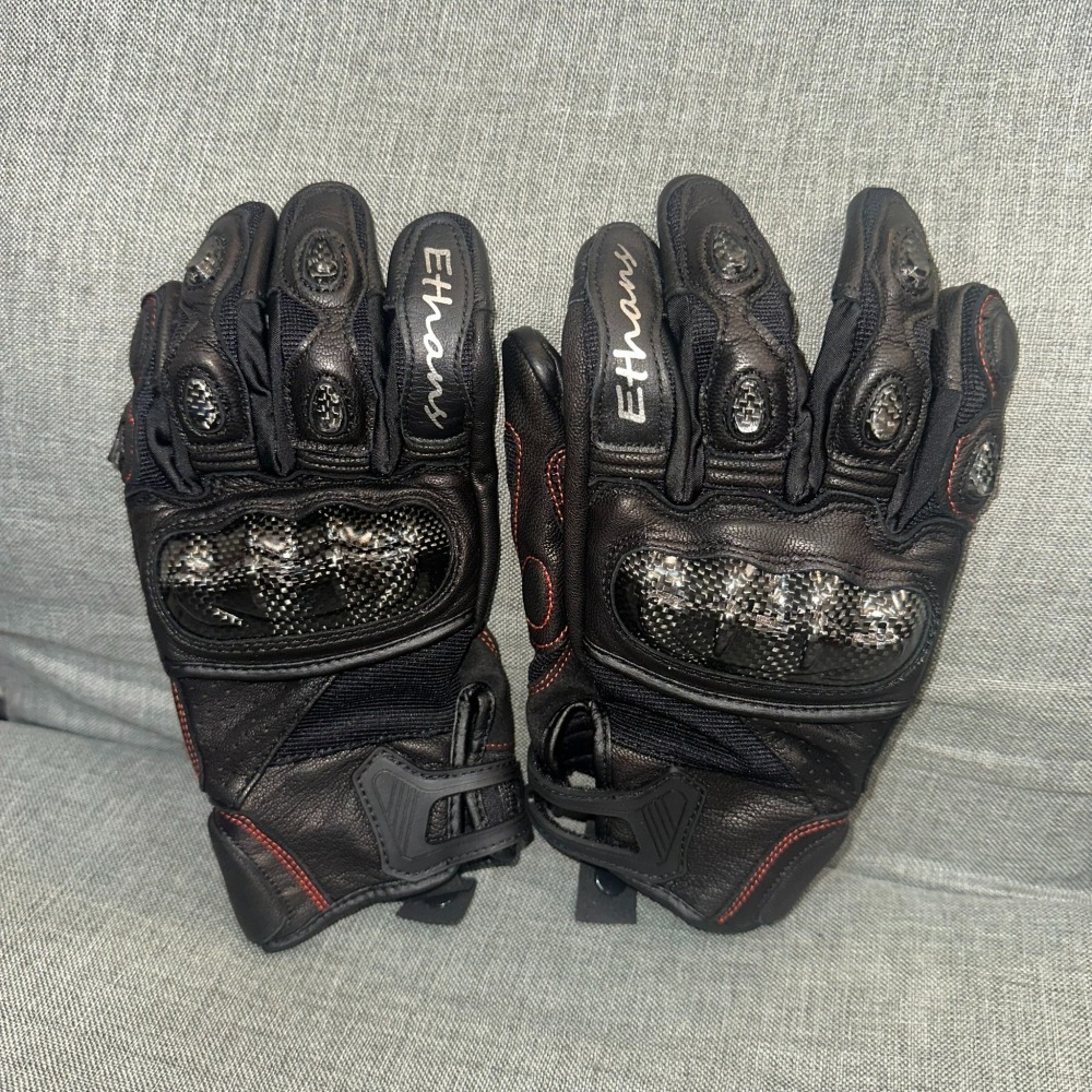 《一戴安全帽》尹森Ethans/ES551 防摔手套 觸控 網狀 真皮-細節圖3