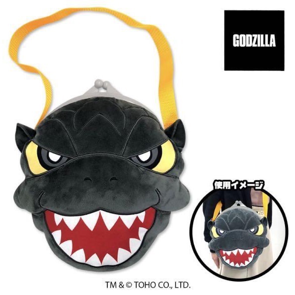 日版 SK JAPAN 哥吉拉 BIG側背包 約32cm 206158-細節圖2