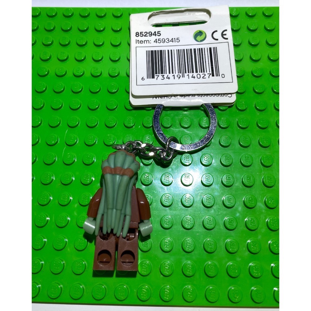 二手 LEGO 852945 星際大戰 Kit Fisto 鑰匙圈-細節圖2