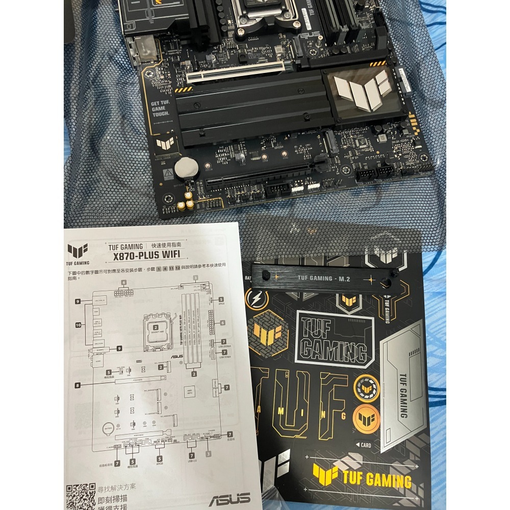 TUF GAMING X870-PLUS WIFI AMD AM5 主機板 二手-細節圖7
