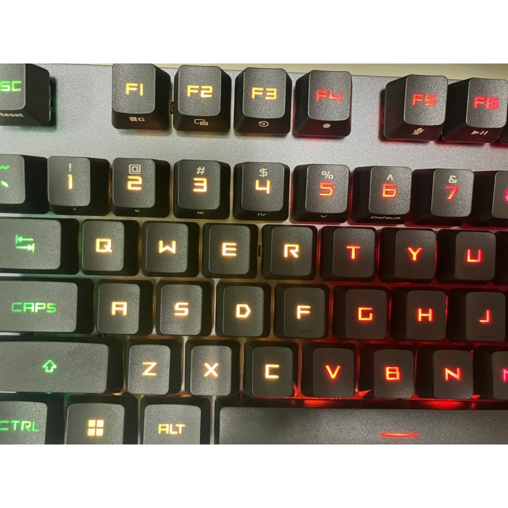 Rog Strix Scope II RX 二代 紅軸 光軸 二手 有線 英文機械鍵盤 type-c 防塵防水IP57-細節圖2