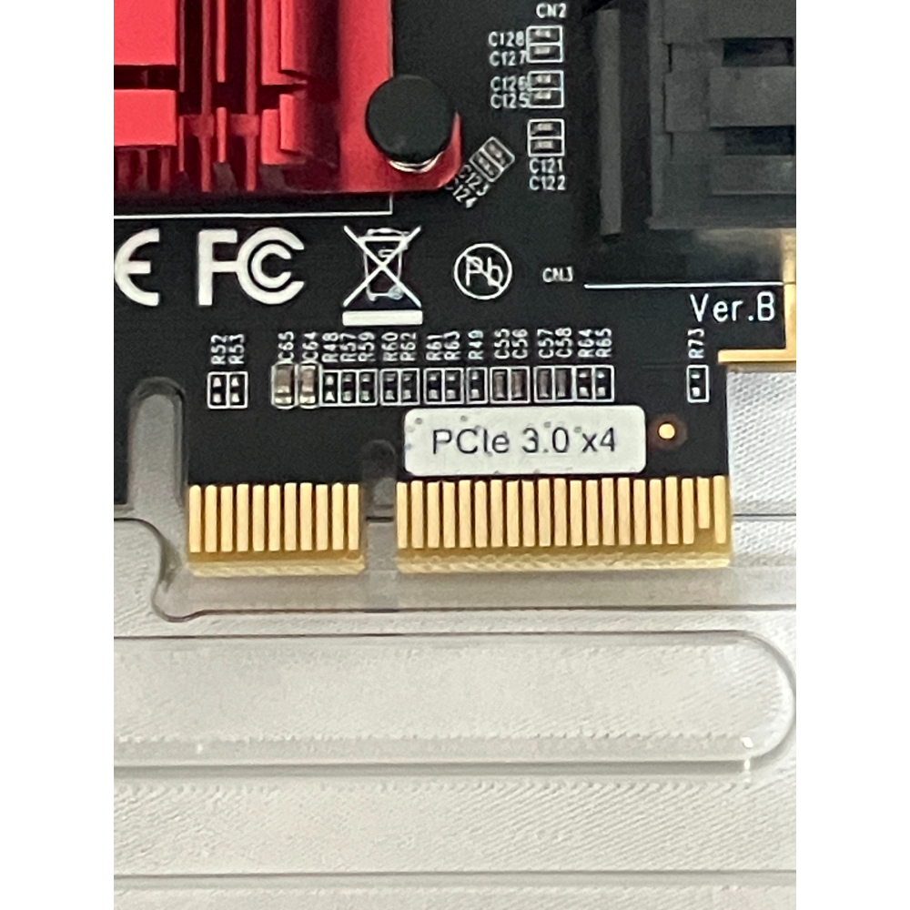PCIe 3.0 x4轉SATA3.0 六埠 硬碟擴充卡 SATA 6Gb/s  (ASM1166晶片)-細節圖3