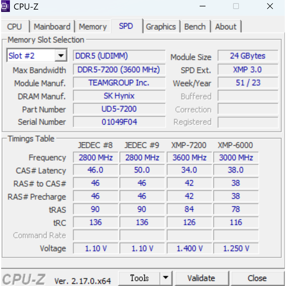 十銓 T-CREATE  EXPERT DDR5 7200 48G(24Gx2) CL34 白色 桌上型超頻記憶體-細節圖9