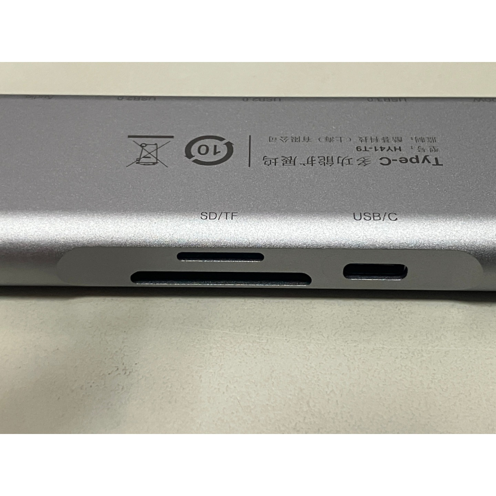 Acer 宏碁 9-in-1 USB Hub USB-C 擴展塢集線器 4K60 HY41-T9 轉接頭 100W PD-細節圖5