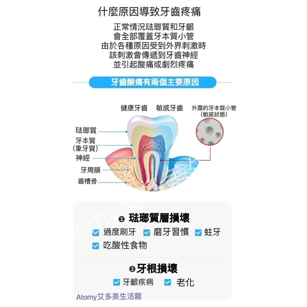艾多美抗敏感牙膏 100g*3條-細節圖4