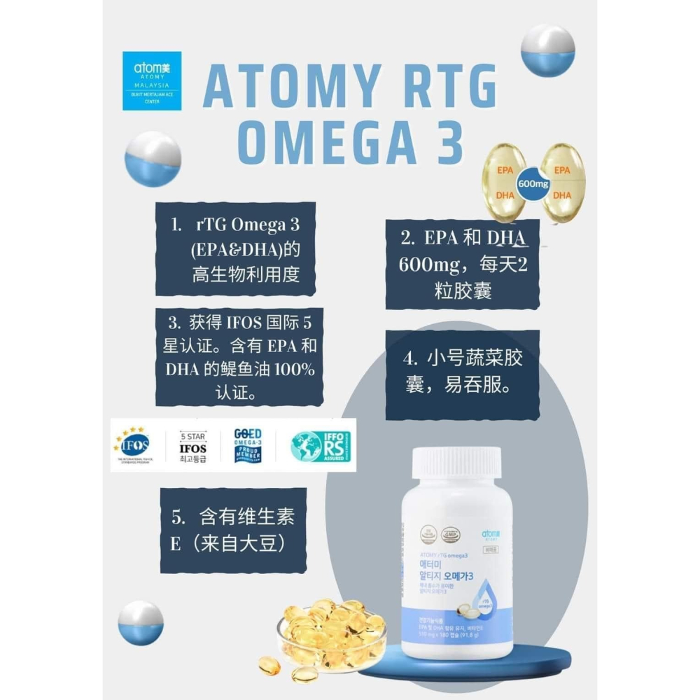 艾多美 韓貨 atomy KR rTG魚油-細節圖2