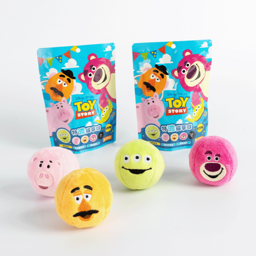 #下殺特價#【汪喵星球】玩具總動員系列-特濃貓草球(1包1入)-細節圖2