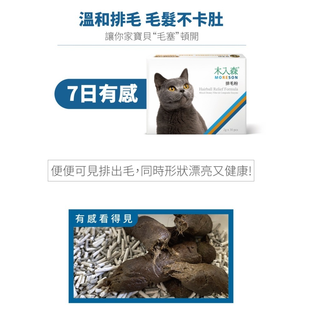#特價#【木入森Moreson】貓咪排毛粉30包/15包-細節圖4