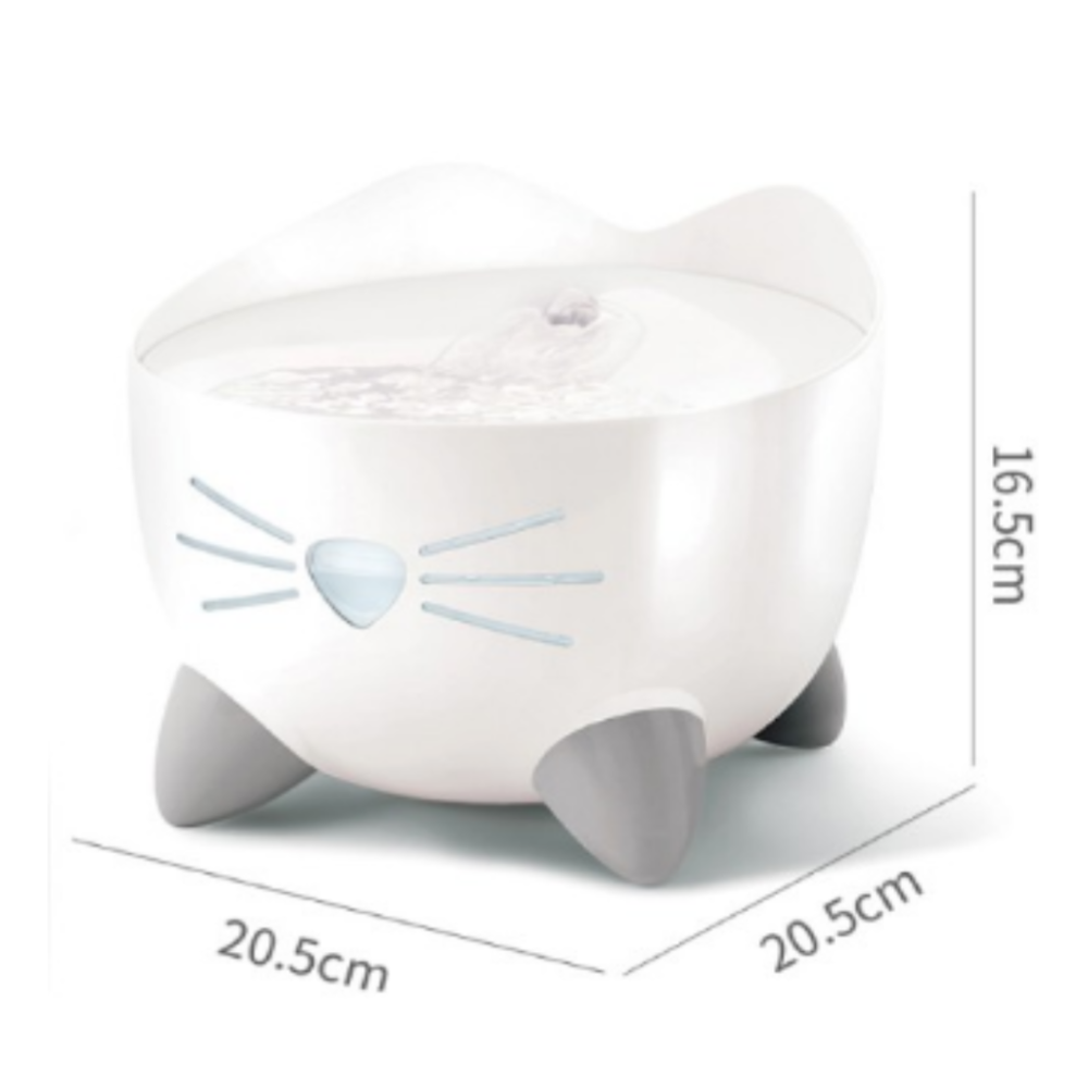 【Catit嘿卡堤】寵物智能靜音飲水器2.5L/高架餵食碗-細節圖3
