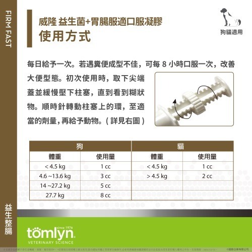 #預購#【tomlyn法國威隆】益生菌+胃腸服適口服凝膠15ml #原廠公司貨-細節圖4