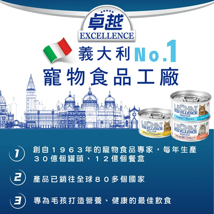 #短效特價#【義大利卓越Excellence】天然呵護貓糧-1.5KG-細節圖3