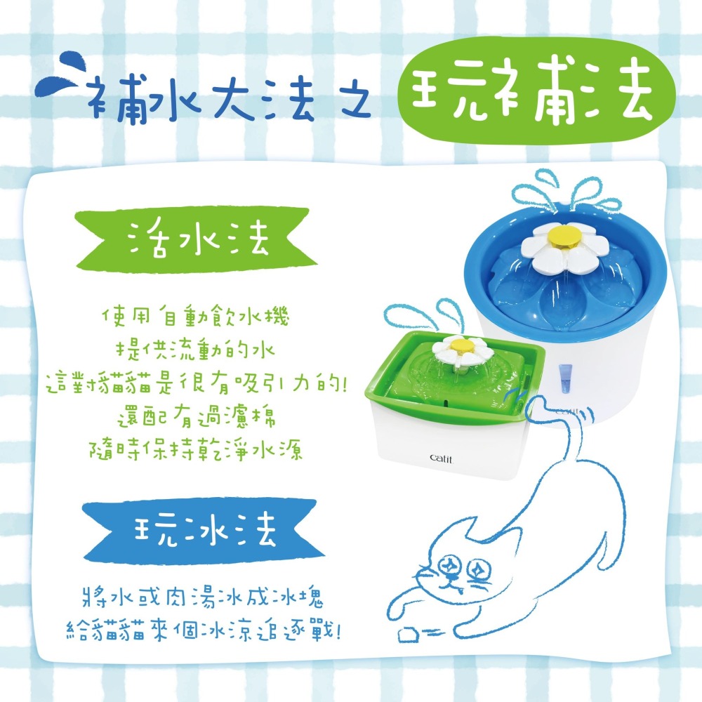 #限時特價-10/30#【Catit嘿卡堤】花舞噴泉飲水器-1.5L&3L #小花-細節圖2