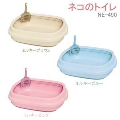 ▶限宅配◀【日本IRIS】單層開放式貓砂盆NE-490小款/NE-550大款-細節圖5