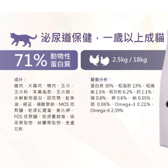 【比利夫Belif】幼母/皮毛腸胃/泌尿道貓飼料2.5kg&7.5kg&18kg-細節圖7
