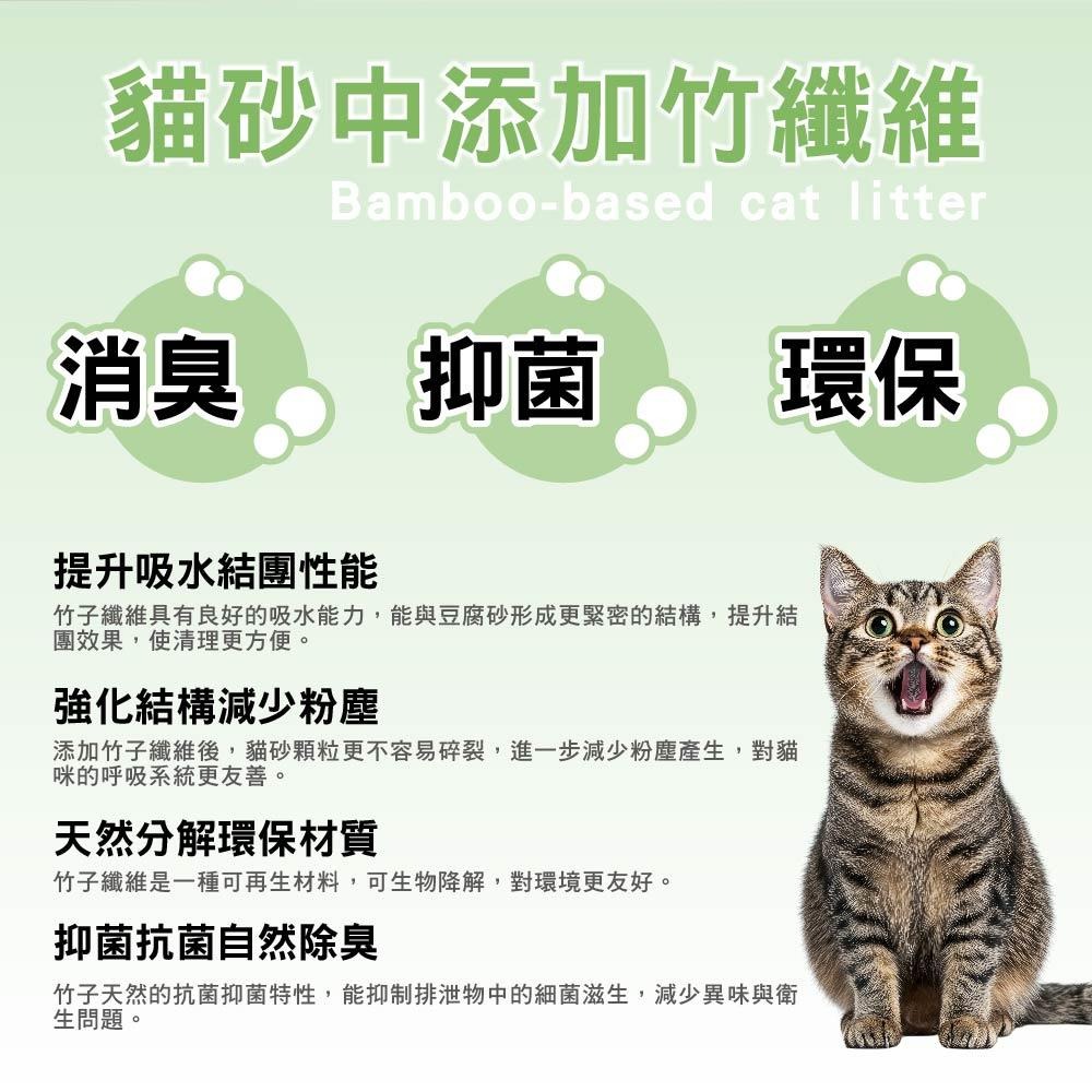 #買1送1#【AFP】 清新系列-竹萃三效混和砂2.25KG*2包-細節圖3