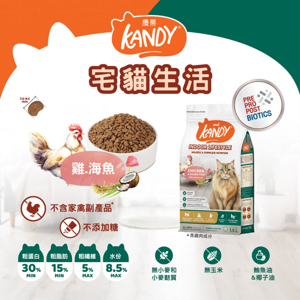 【KANDY 康蒂】貓糧-1.5KG #水解蛋白-細節圖3