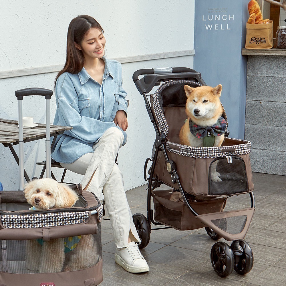 #出清特價#【沛德奧Petstro】309P-經典紐約系列寵物推車 (耐重25kg)-細節圖2