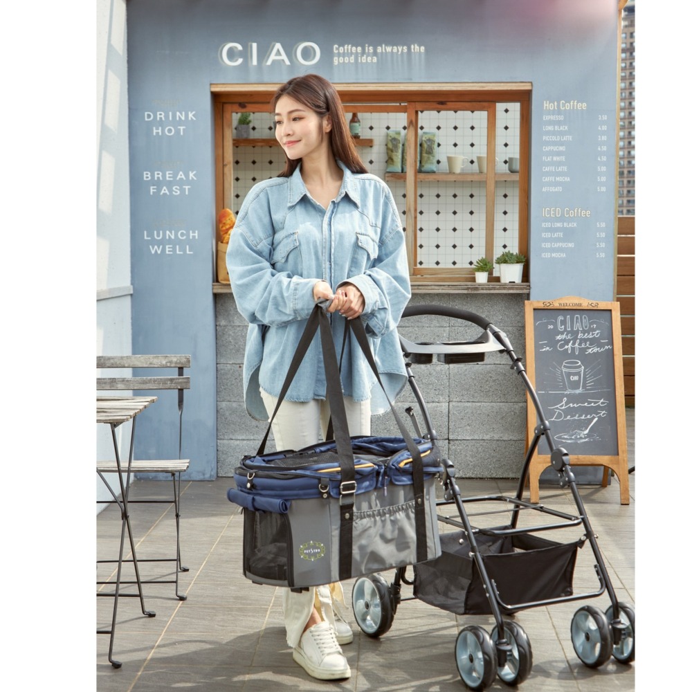 #出清特價#【沛德奧Petstro】415P方舟系列寵物推車 (耐重20kg)-細節圖9