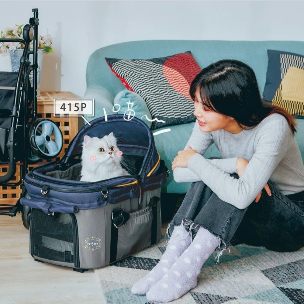 #出清特價#【沛德奧Petstro】415P方舟系列寵物推車 (耐重20kg)-細節圖10